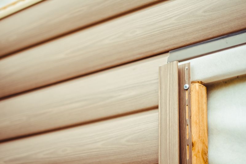 Close-up of Siding Panel Fit